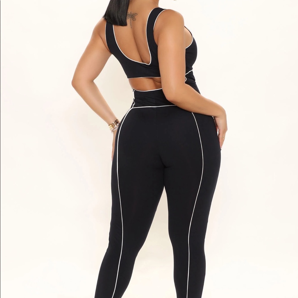 Brand new stretchy workout jumpsuit